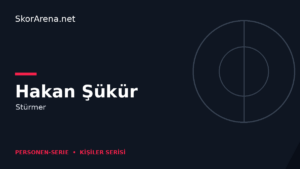 Hakan Şükür – Stürmer | SkorArena Personen-Serie
