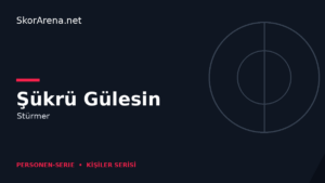 Şükrü Gülesin – Stürmer | SkorArena Personen-Serie